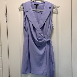 Forever 21 lilac wrap-around dress.